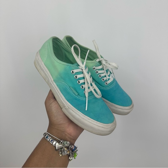 Vans Blue Ombre Skate Slip Ons Size Woman’s 6 - Picture 2 of 10